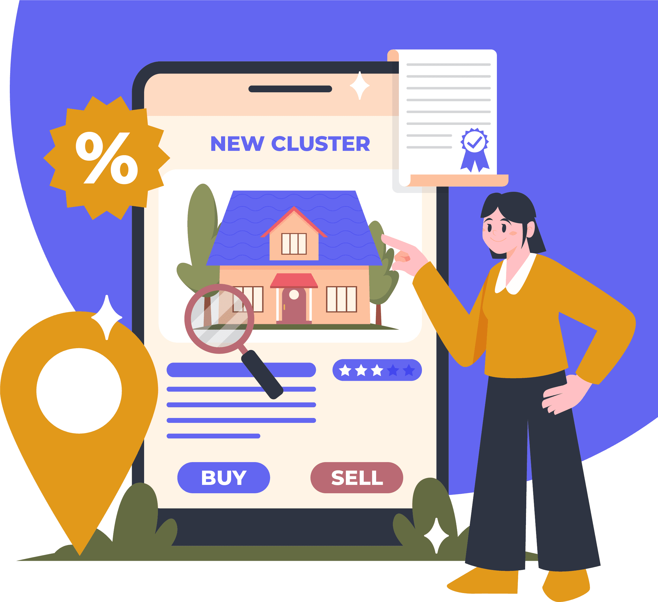 Virtual property traders connecting